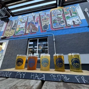 Flight and greeting mural