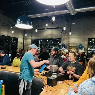 They had a fun live band and the place was packed for opening night.