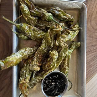Shishito peppers