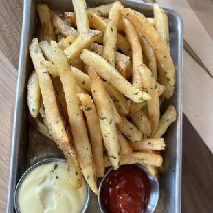 Truffle fries were very crispy