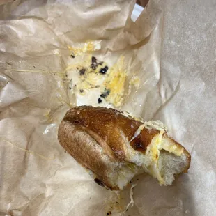 Greasy grilled cheese