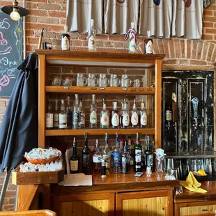 Nice bottle selection.