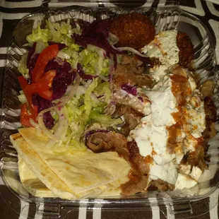 Kebab platter. Delicious