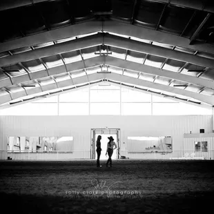 Year-round indoor riding