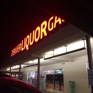 a car parked in front of the store