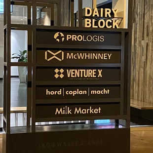 Sign Outside the building.