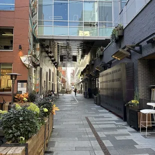 Outside