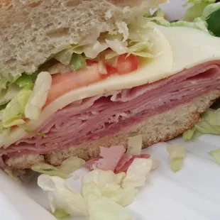 Ooh baby pile it high. Classic Italian Combo.