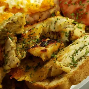 Grilled boneless breast sandwich