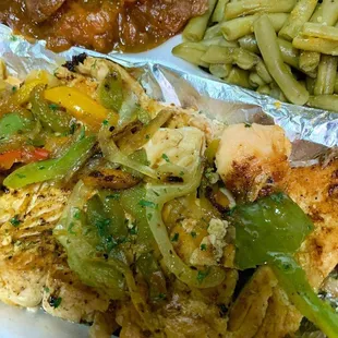Salmon dinner