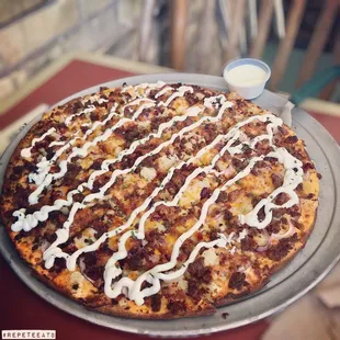 Loaded Baked Potato Pizza