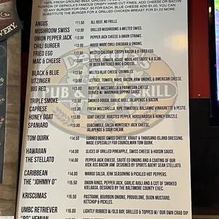 Burger Menu