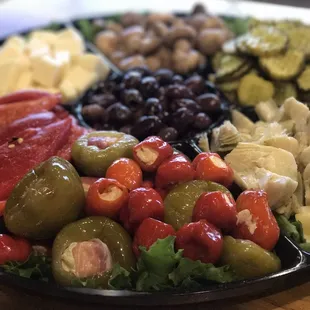 Small antipasto tray, one of our favorites