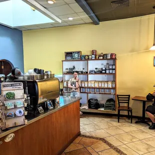 Coffee making area