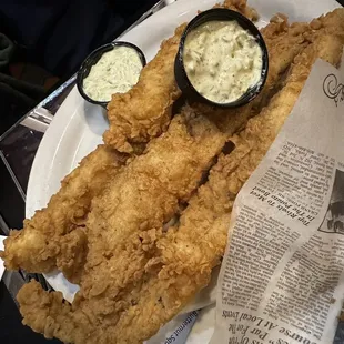 Walleye dinner