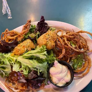 Crab cake appetizer