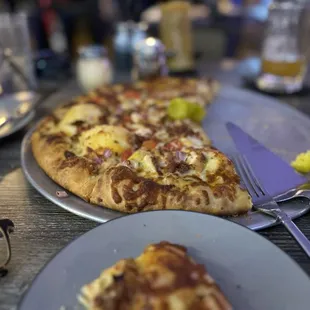 Chicken pizza!