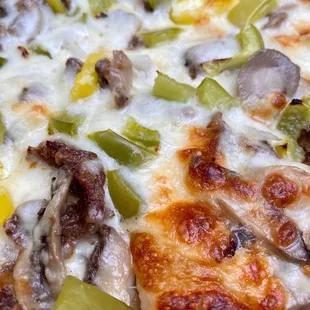Philly Cheesesteak Pizza