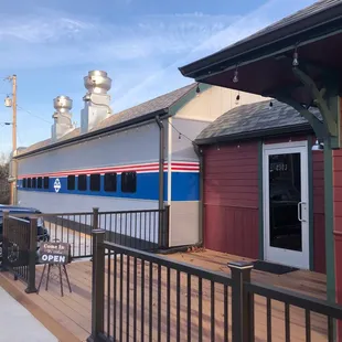 Exterior of the Depot Diner.