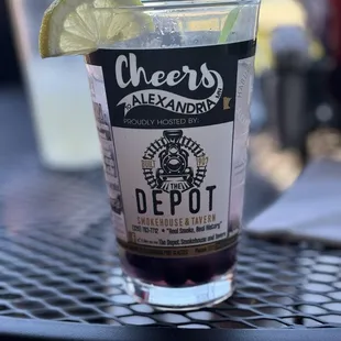 Blueberry Stoli and lemonade