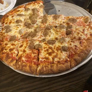 Sausage pizza