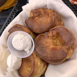 Depot Fresh Popovers &amp; Honey Butter , Basket Of 4