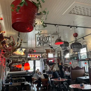 Interior of the Restaurant.