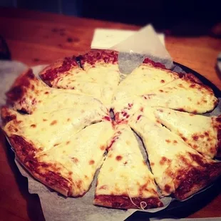 Pizza with extra cheese