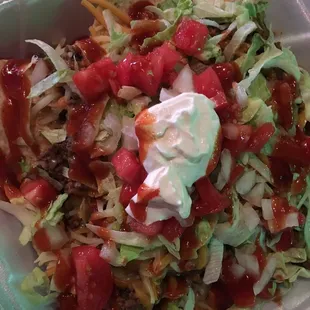 Tuesday Taco Night! Tacos or taco salad!