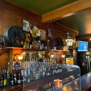 a view of a bar