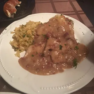 Speck Rahmschnitzel