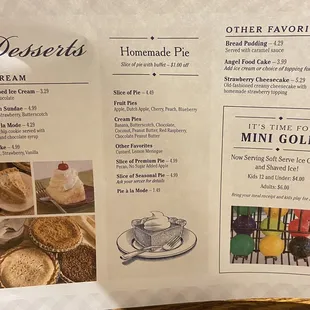 7/22. With the buffet desserts are $1 off.