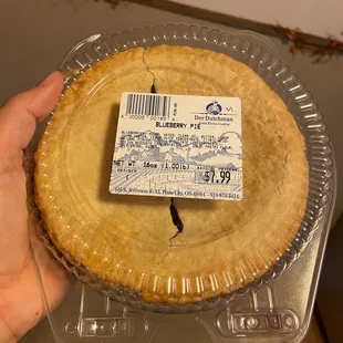 Blueberry pie