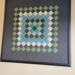 Quilted wall hanging
