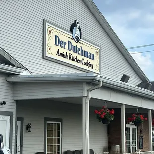 Parking lot entrance