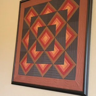 Quilted wall hanging