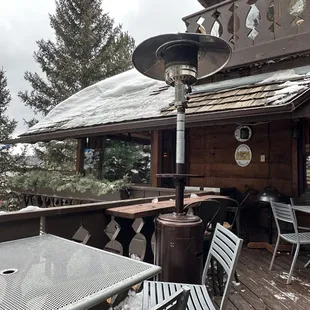 Would be great to sit here on a warmer day...