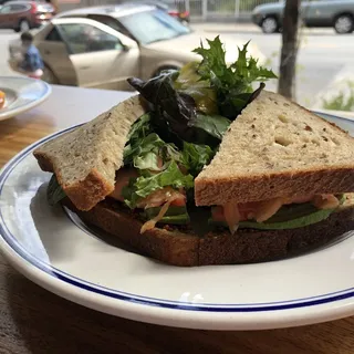 Smoked Salmon Sandwich
