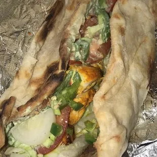 Chicken Boti Wrap