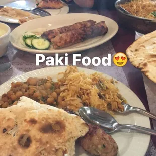 Paki food with my Paki man
