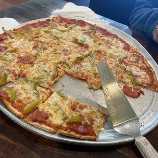 pepperoni, cheese, and pepperoni