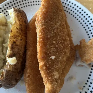 Too big to be lake perch?  Very coarse breading.