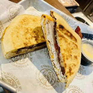 Louisville Hot Brown panini