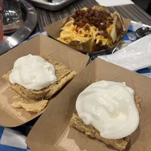 Derby Pie and Loaded Baked Potato