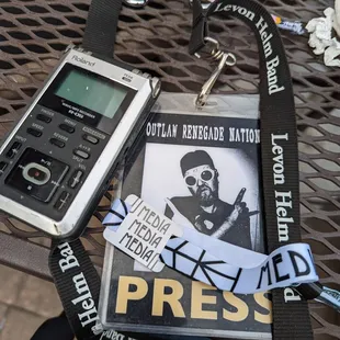 a book and a cell phone