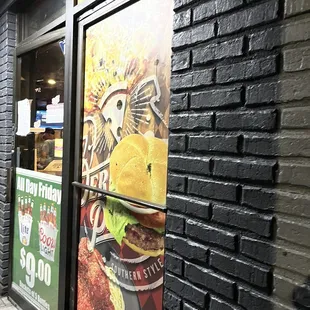 outside