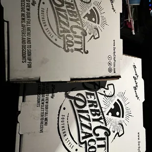 Pizza boxes