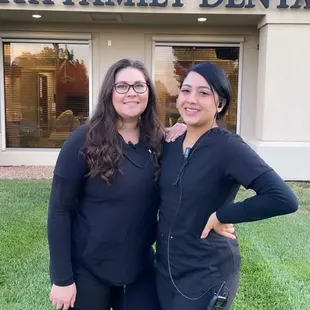 Erika and Alondra! They are very caring and great with all patients.