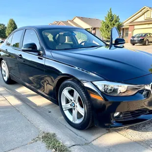 Black bmw, full pint correction wax and sealant.

Contact us 316-794-6359
derbydetailing.org