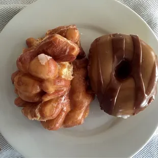 pinecone and maple w/ chocolate drizzle